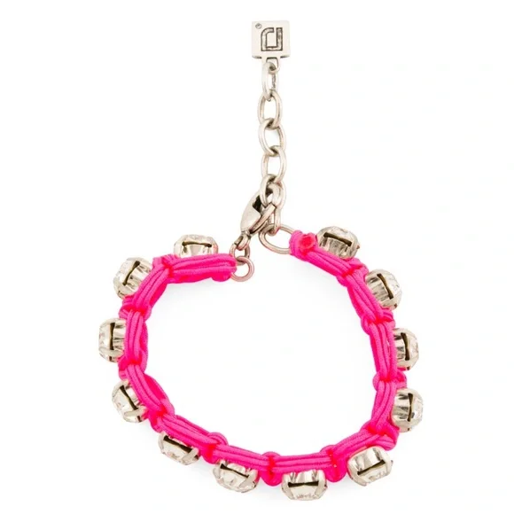DANNIJO Ellen Pink Crystal Bracelet NWT - Picture 2 of 16